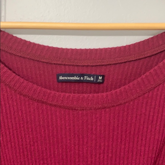ABERCROMBIE | Off Shoulder Front Tie Sweater - Picture 7 of 8
